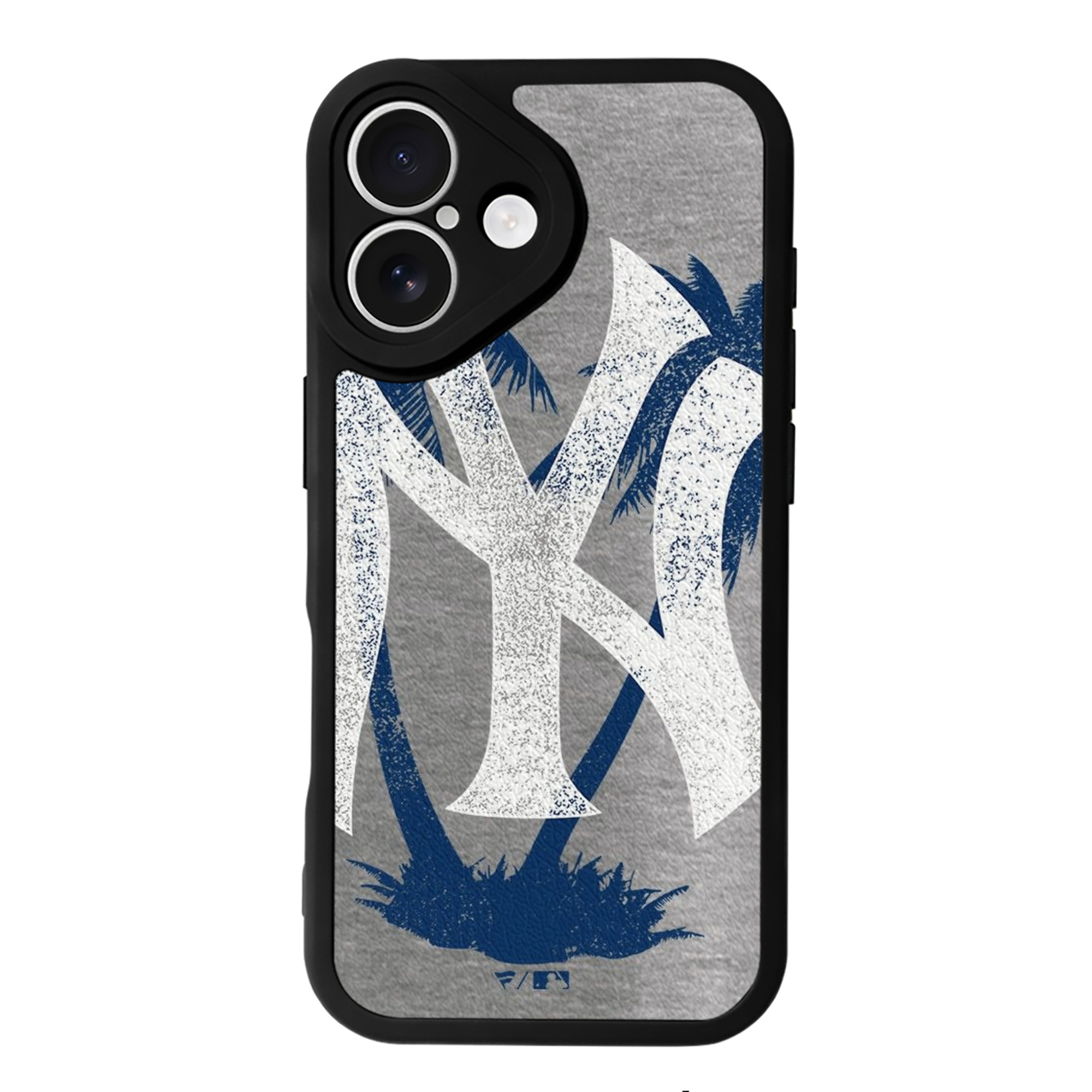 New York Yankees 338 IPhone 16 Silicone Leather Case – UV Print, Lambskin Texture – Perfect Fit, Wireless Charging Compatible, Scratch Resistant, Precise Cutouts – Stylish Protection For IPhone 16